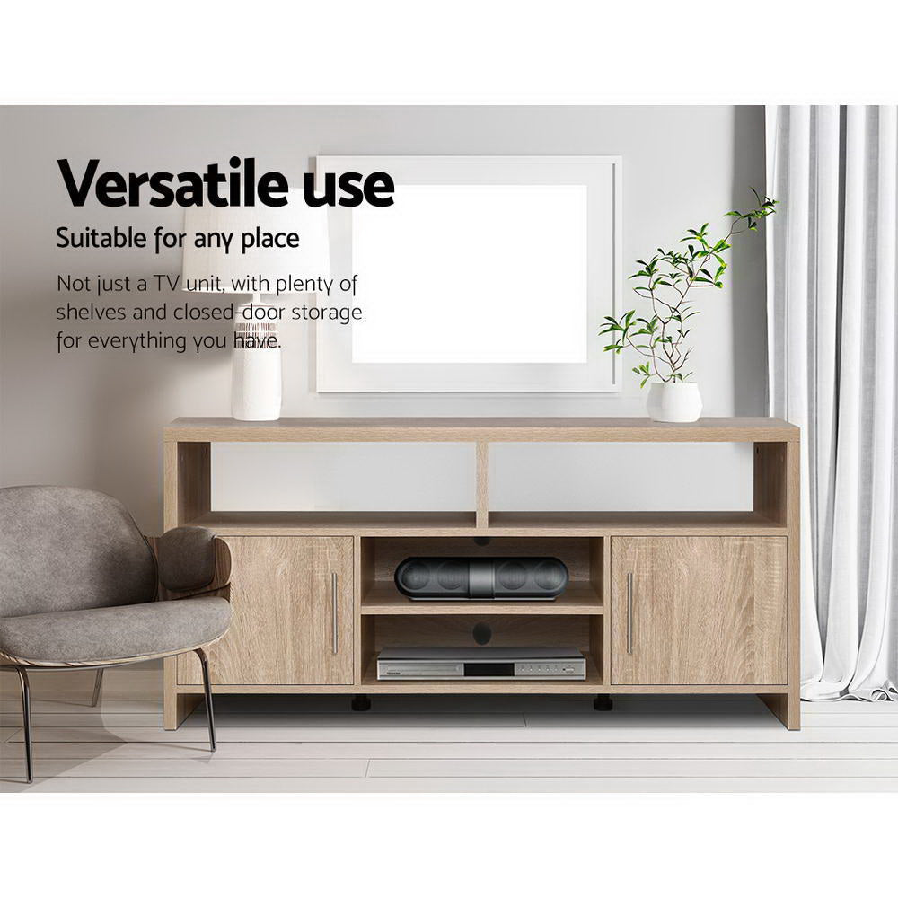 TV Entertainment Unit 140cm - Oak - Homecoze