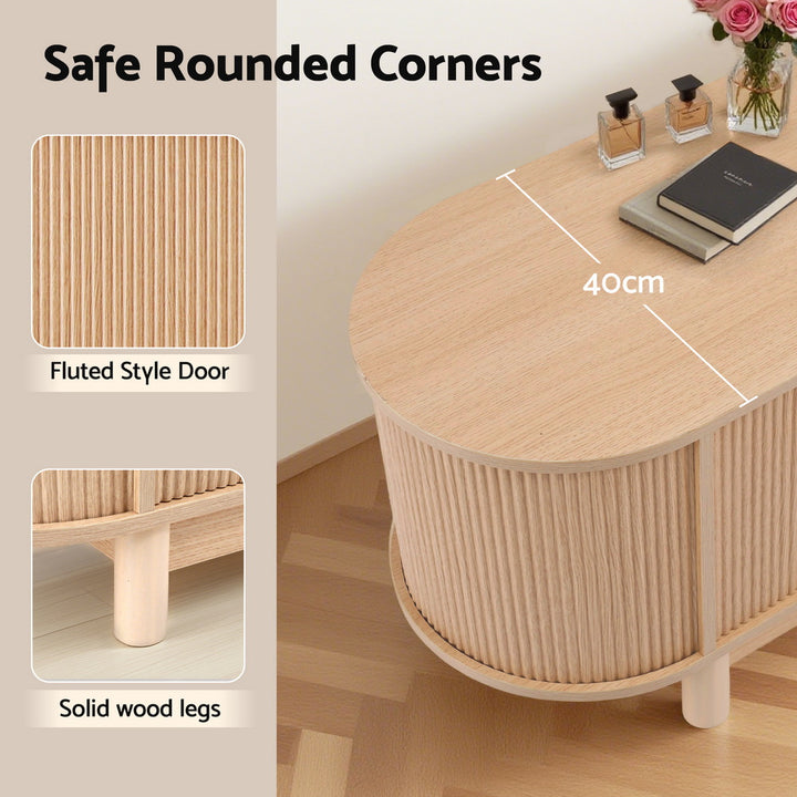 Artiss TV Unit Entertainment Unit Storage Cabinet 160cm Pine - Homecoze