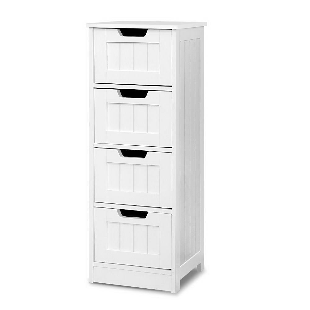 Mini Storage Cabinet Chest of Drawers - White - Homecoze