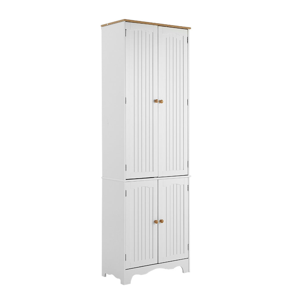 Eleanor Linen & Pantry Storage Cabinet - White