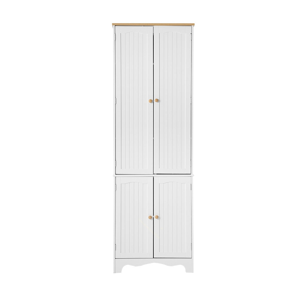Eleanor Linen & Pantry Storage Cabinet - White