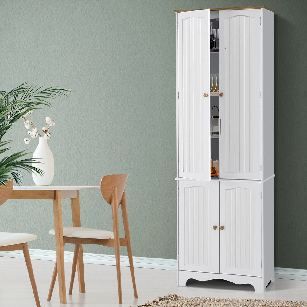 Vintage Style Kitchen Storage Pantry Cabinet - Homecoze