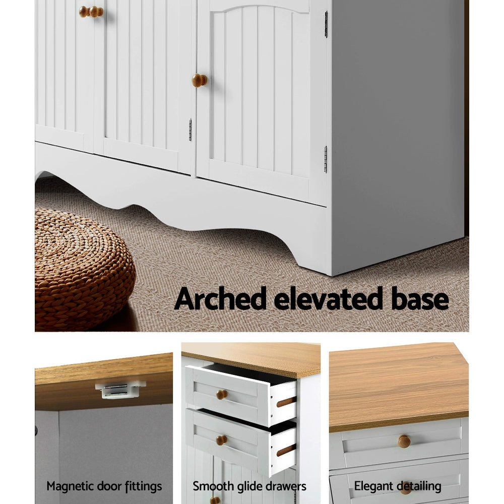 Vintage Style Buffet Sideboard Kitchen Storage Cabinet - Homecoze