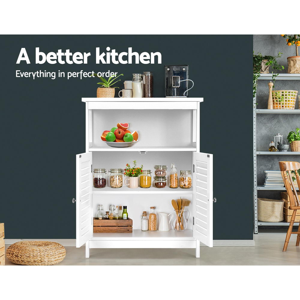Buffet Sideboard Cabinet - White - Homecoze