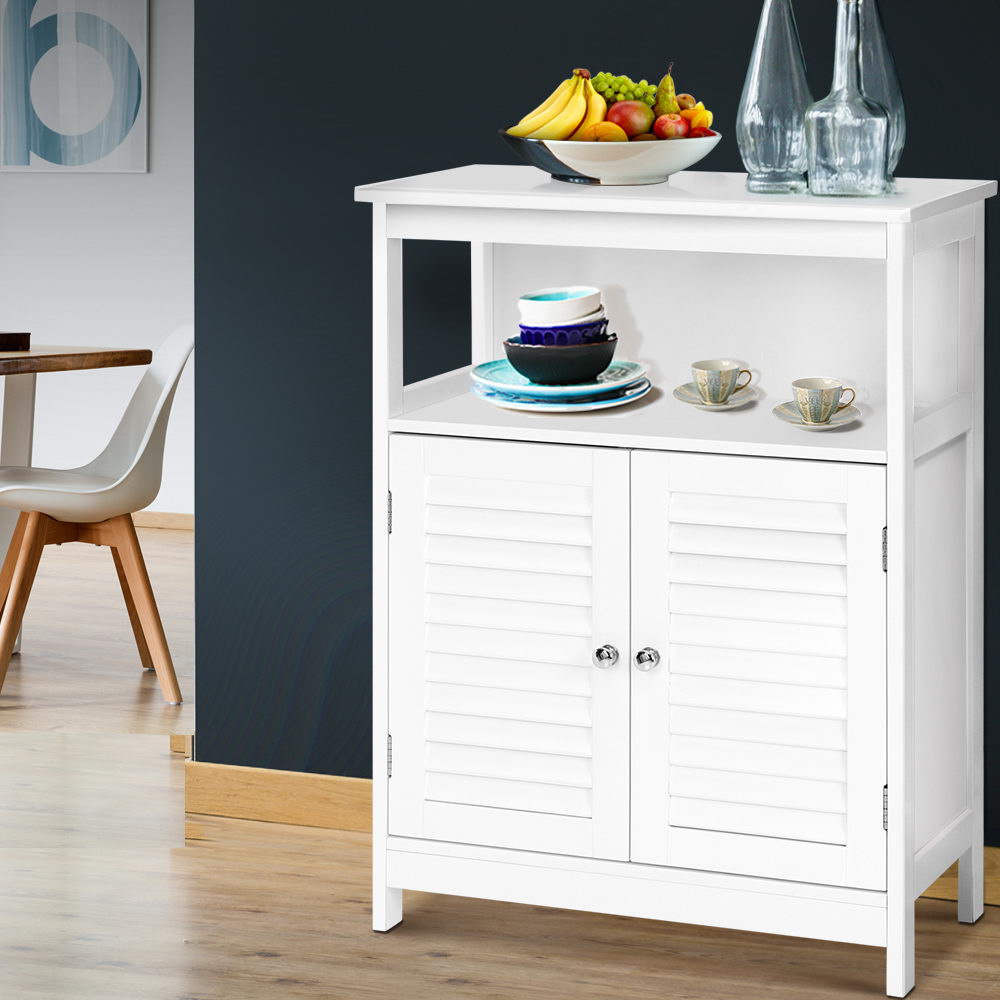 Buffet Sideboard Cabinet - White - Homecoze