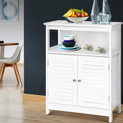 Buffet Sideboard Cabinet - White - Homecoze