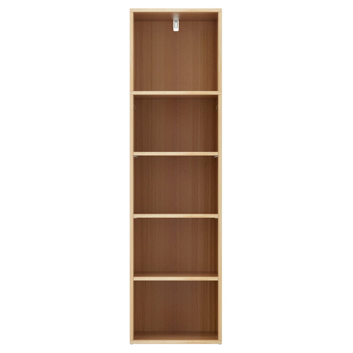 5-Tier Display Bookshelf - Pine - Homecoze