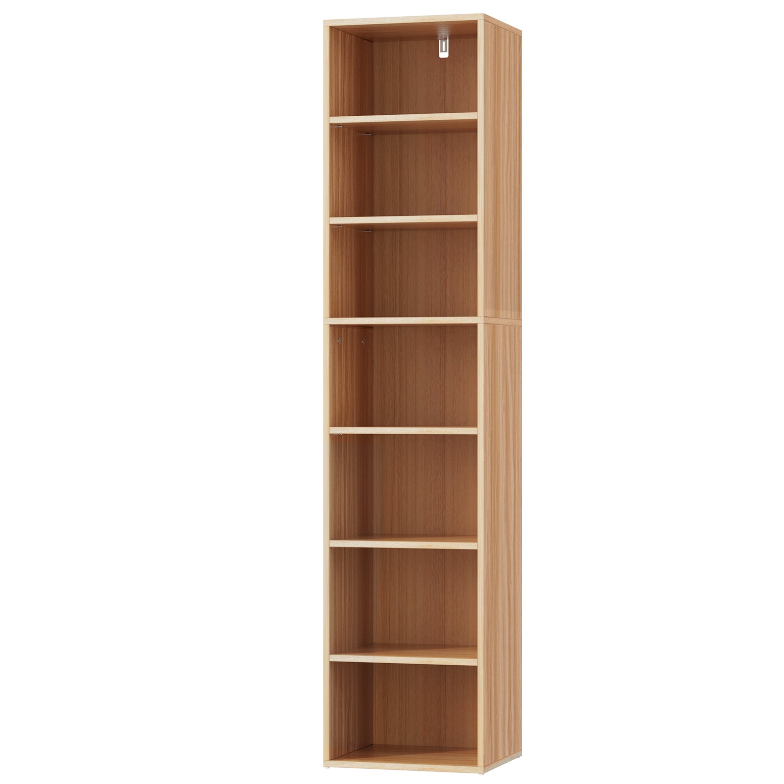 7-Tier Display Bookshelf - Pine - Homecoze