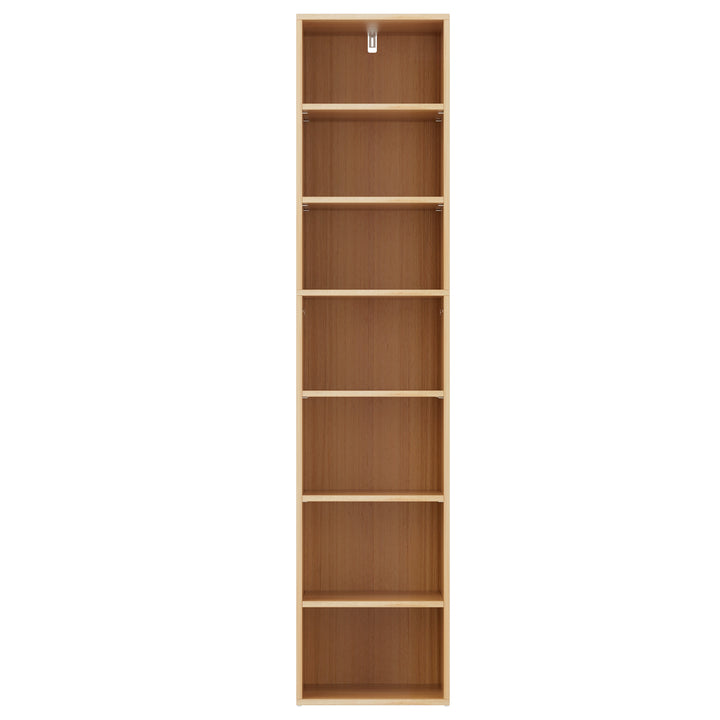 7-Tier Display Bookshelf - Pine - Homecoze
