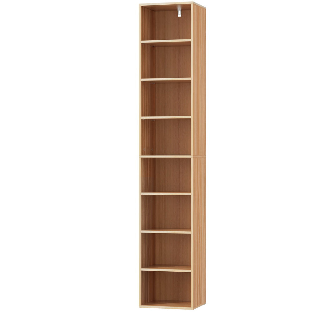 8-Tier Display Bookshelf - Pine - Homecoze