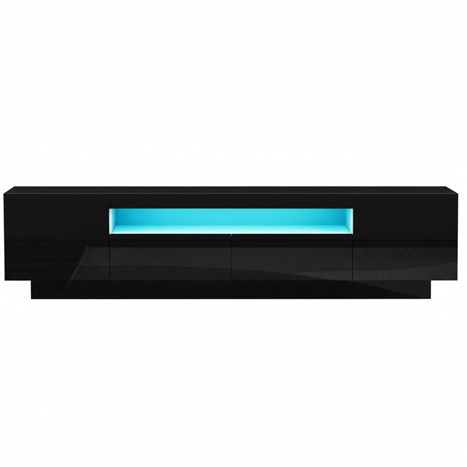 Kairo LED TV Unit 180cm – Black - Homecoze