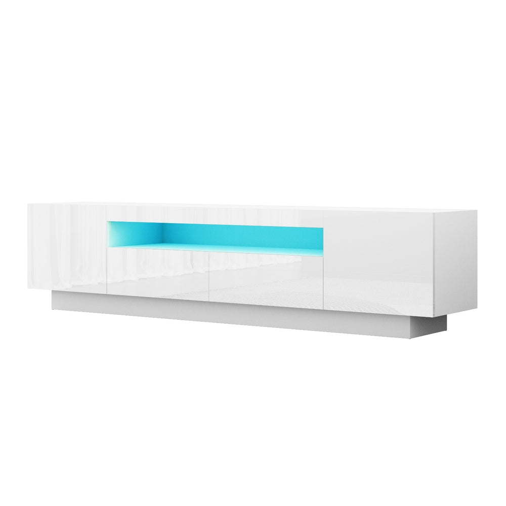 Artiss TV Unit Entertainment Unit Storage Drawer RGB LED 180cm White - Homecoze