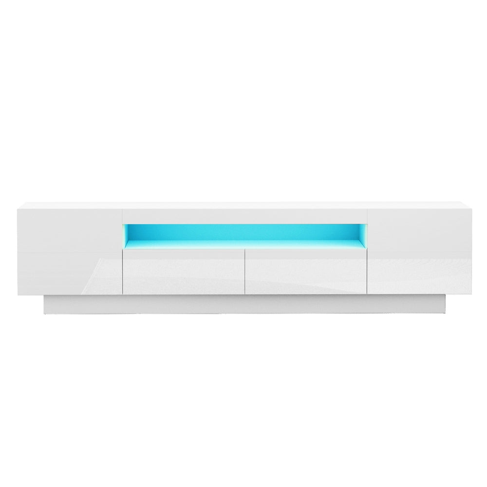 Artiss TV Unit Entertainment Unit Storage Drawer RGB LED 180cm White - Homecoze