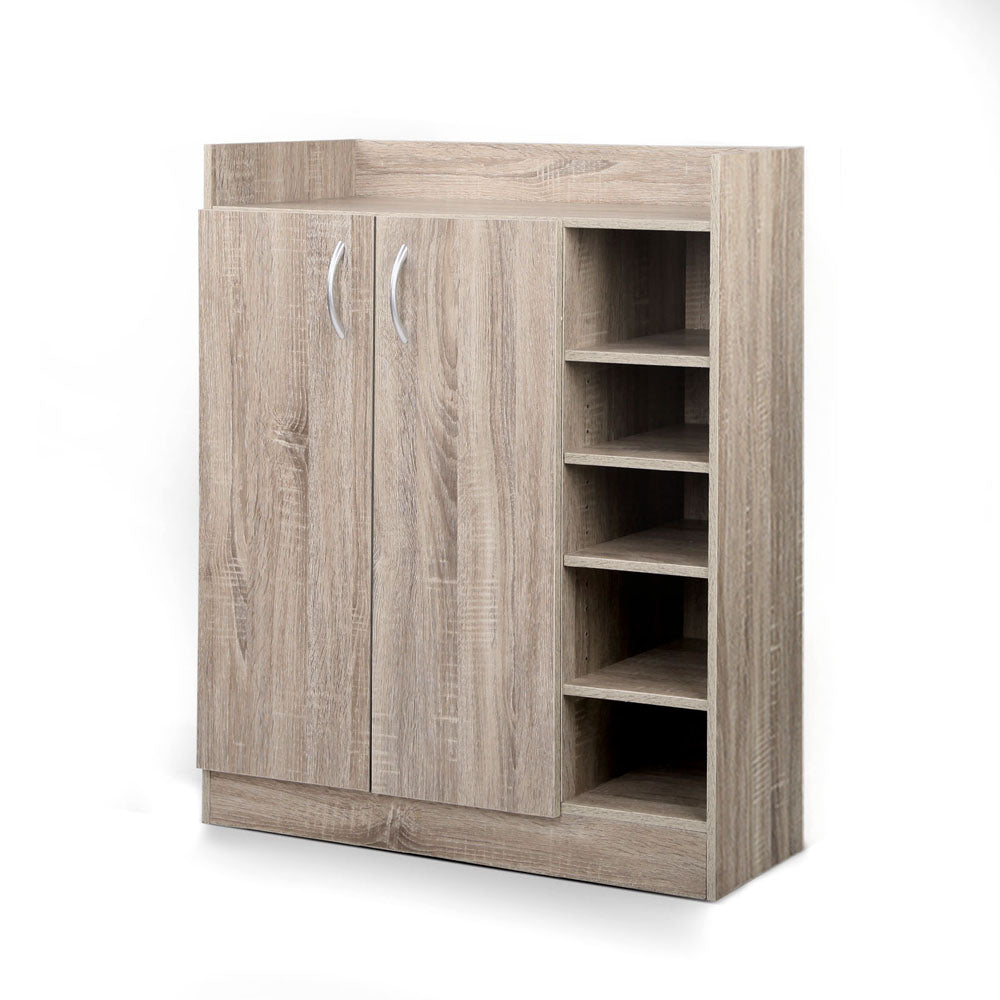 Shoe Cabinet Storage Cupboard - Wood - Homecoze