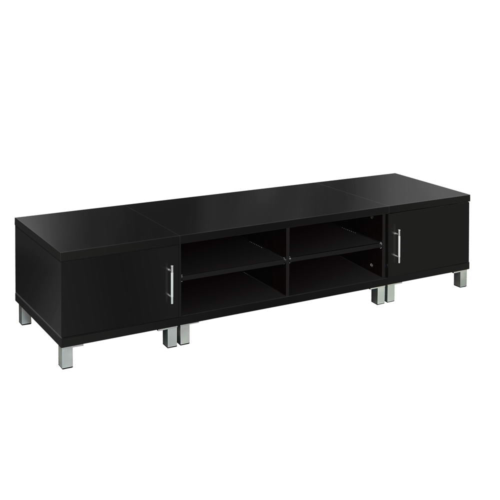 Kendrick Modular TV Unit 190cm – Black - Homecoze