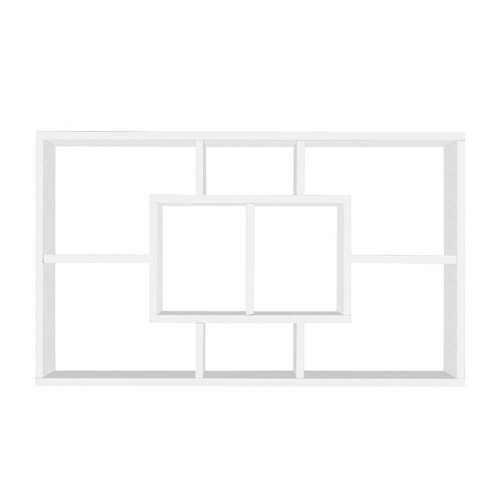 Floating Wall Shelf DIY Mount Storage - White - Homecoze