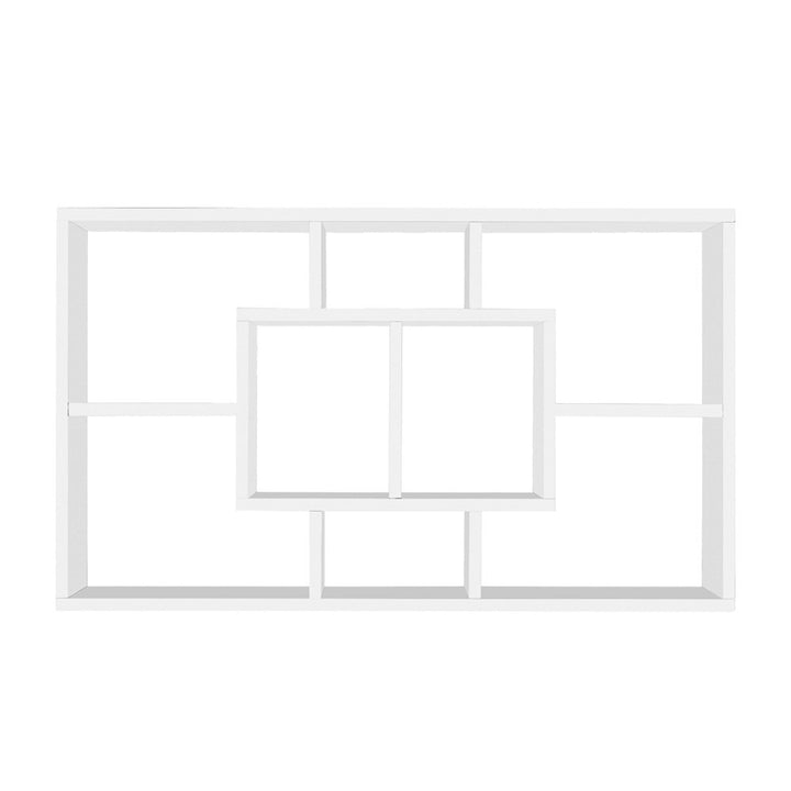 Floating Wall Shelf DIY Mount Storage - White - Homecoze