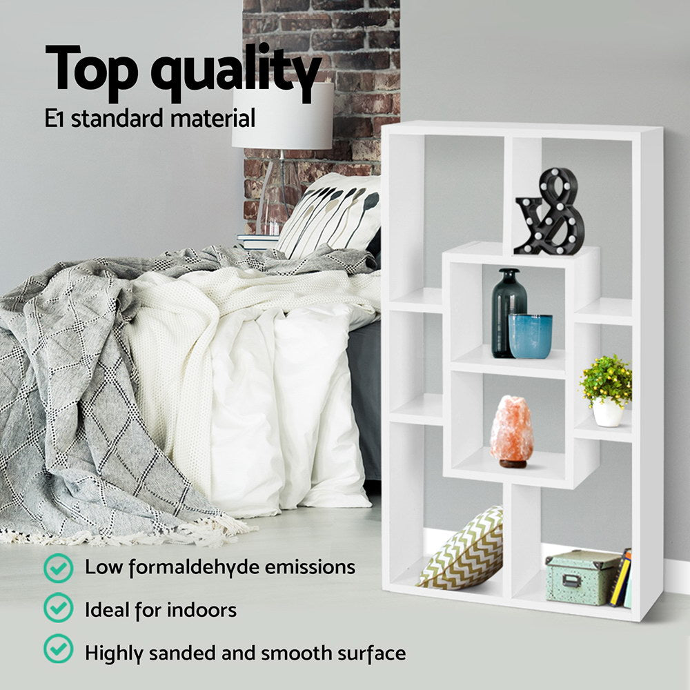 Floating Wall Shelf DIY Mount Storage - White - Homecoze