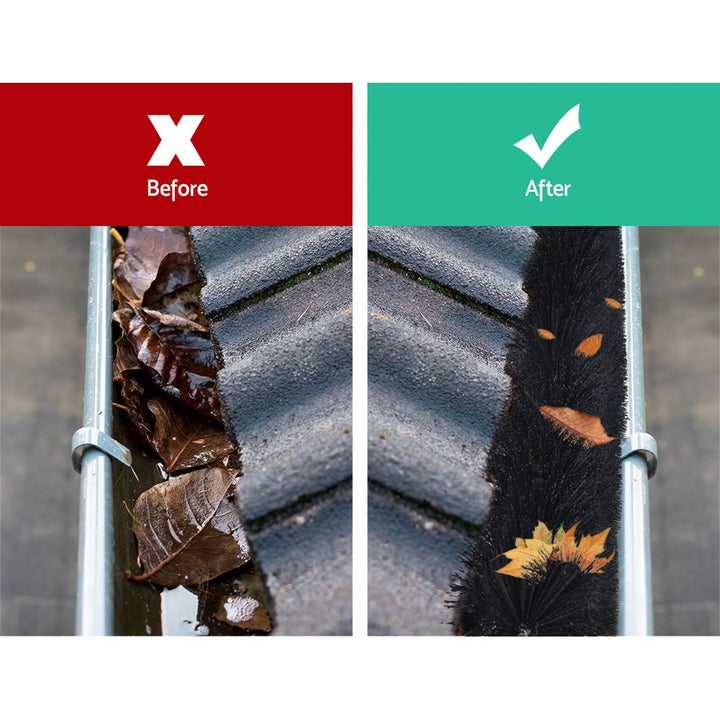 24PCS Gutter Guard Brush 22M 92X10cm - Homecoze