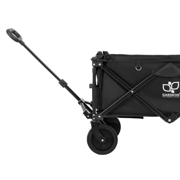 Gardeon Garden Cart with Opening Rear Black - Homecoze