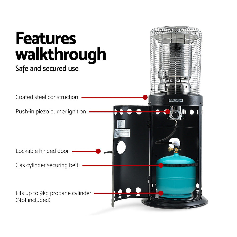 Outdoor Gas Patio Heater 1.3m - Homecoze