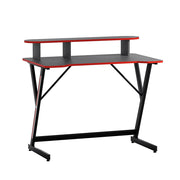 Gaming Computer Desk 100cm - Black & Red - Homecoze