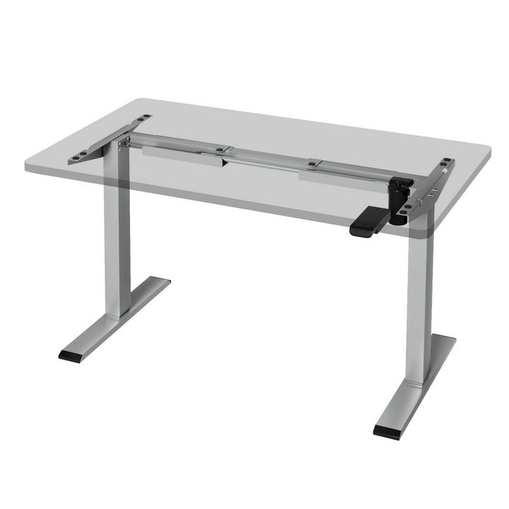 Standing Desk Frame Only Height Adjustable - Grey - Homecoze
