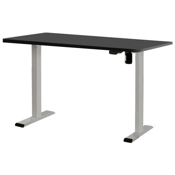 Standing Desk (Single Motor) Grey & Black 120cm - Homecoze