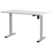 Standing Desk (Single Motor) Grey & White 120cm - Homecoze