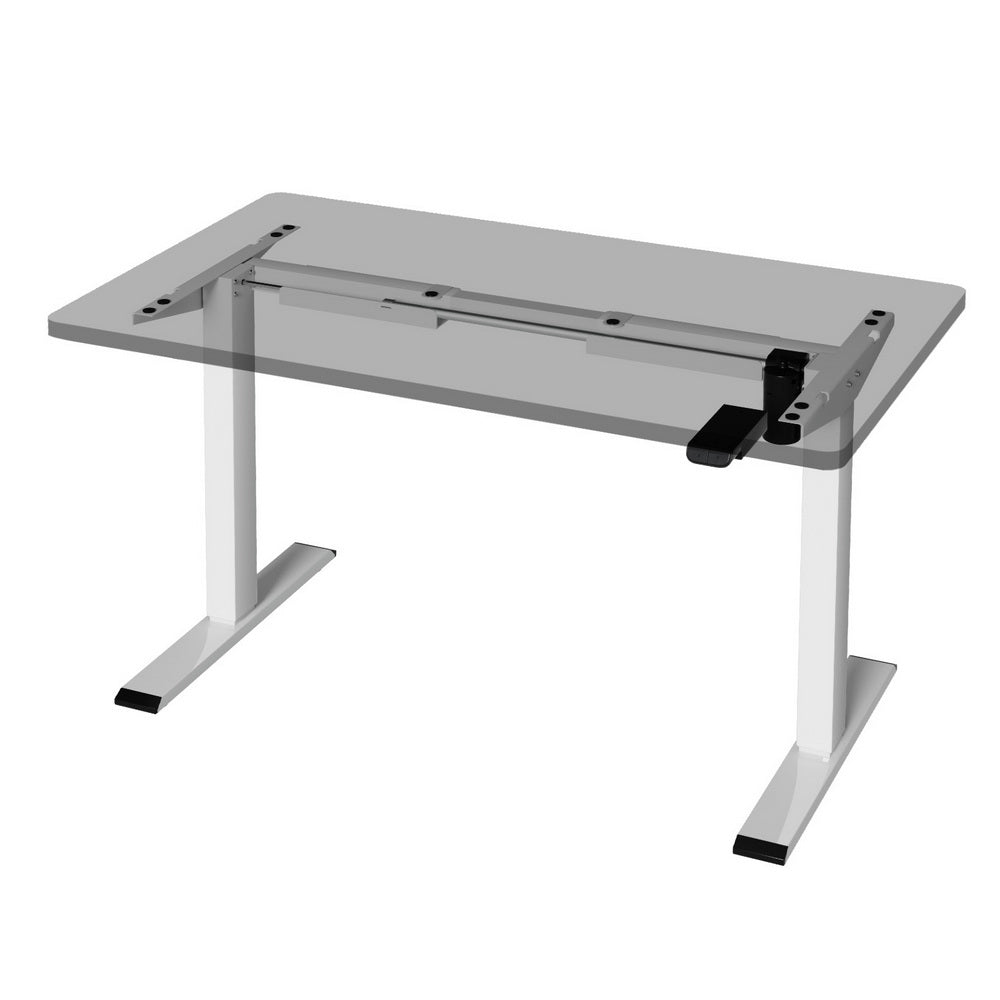 Standing Desk (Frame Only) Single Motor - White