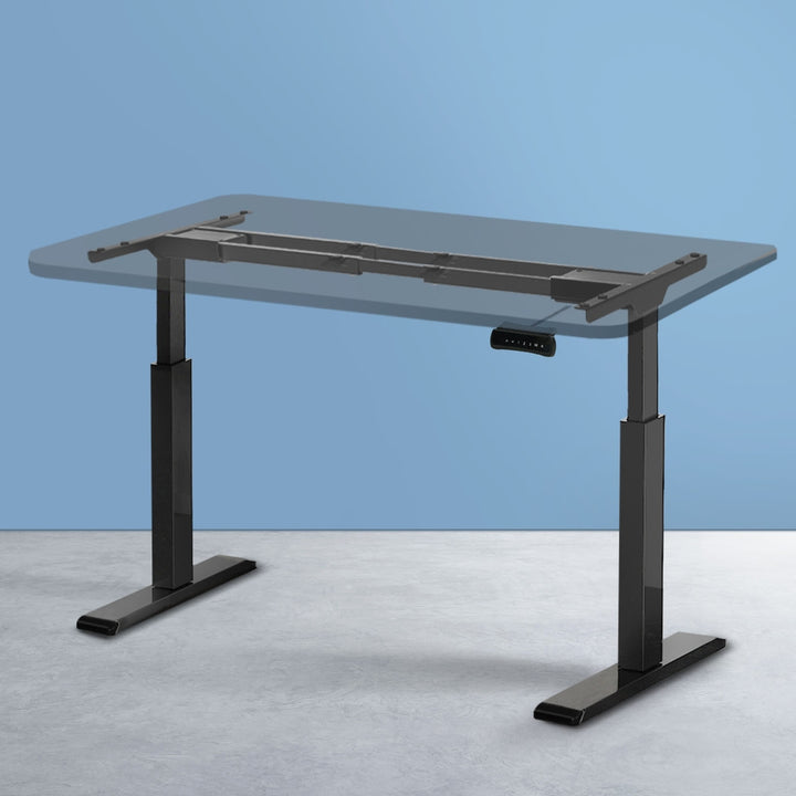 Standing Desk (Frame Only) Dual Motor - Black