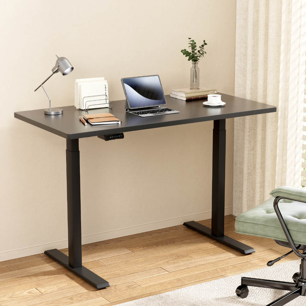 Standing Desk (Dual Motor) Black 120cm - Homecoze