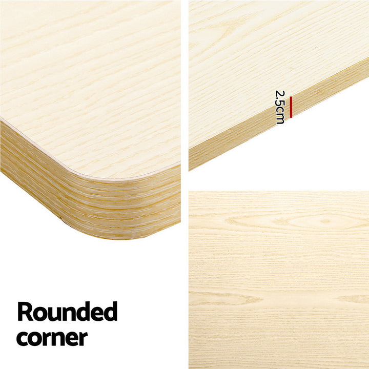 Standing Desk (Dual Motor) Black & Oak 140cm - Homecoze