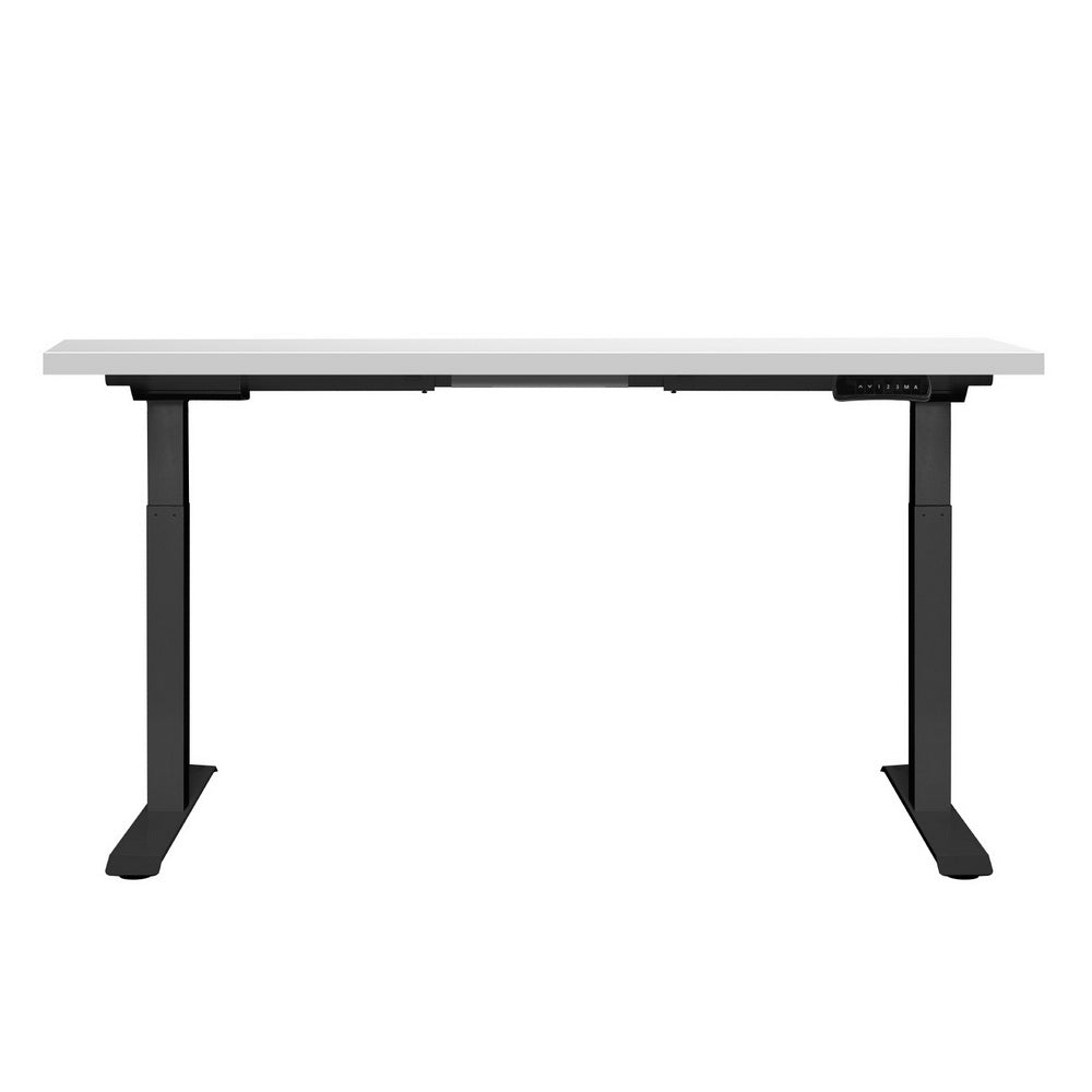 Standing Desk (Dual Motor) Black & White 120cm