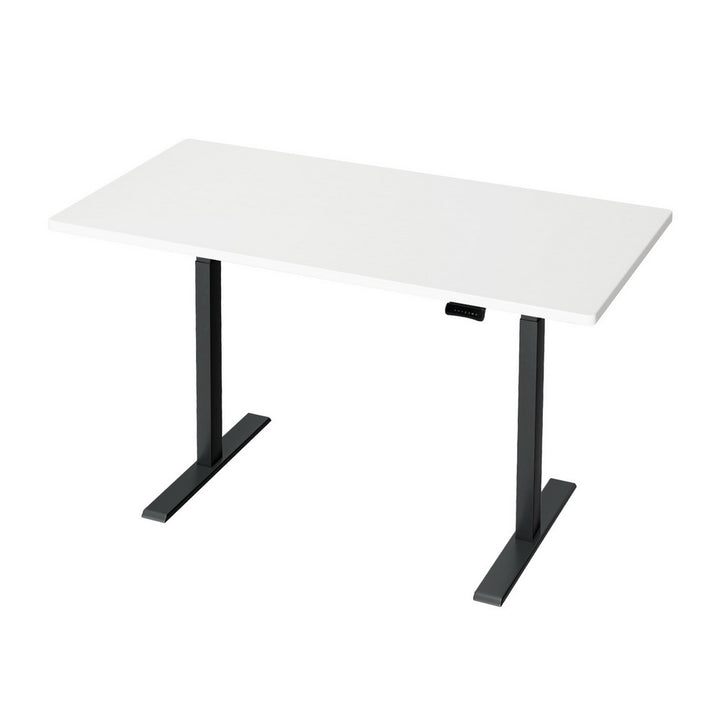 Standing Desk (Dual Motor) Black & White 140cm