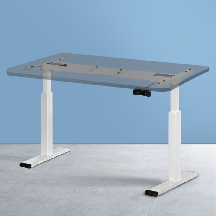 Standing Desk (Frame Only) Dual Motor - White