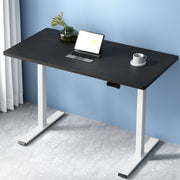 Standing Desk (Dual Motor) White & Black 120cm - Homecoze