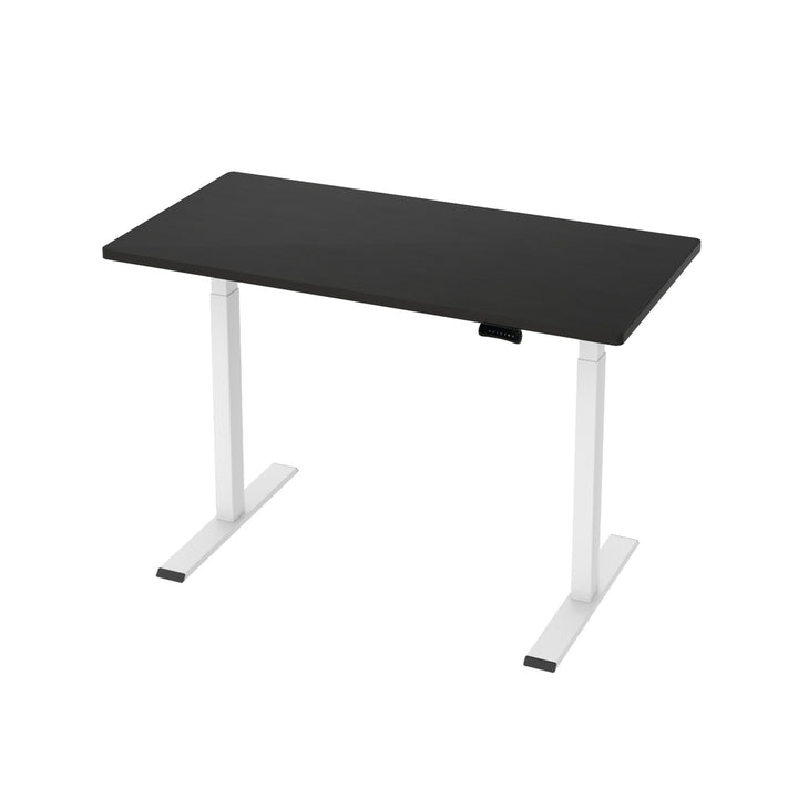Standing Desk (Dual Motor) White & Black 120cm - Homecoze
