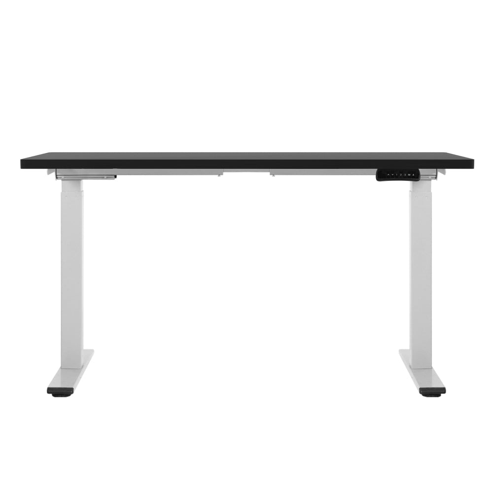 Standing Desk (Dual Motor) White & Black 120cm