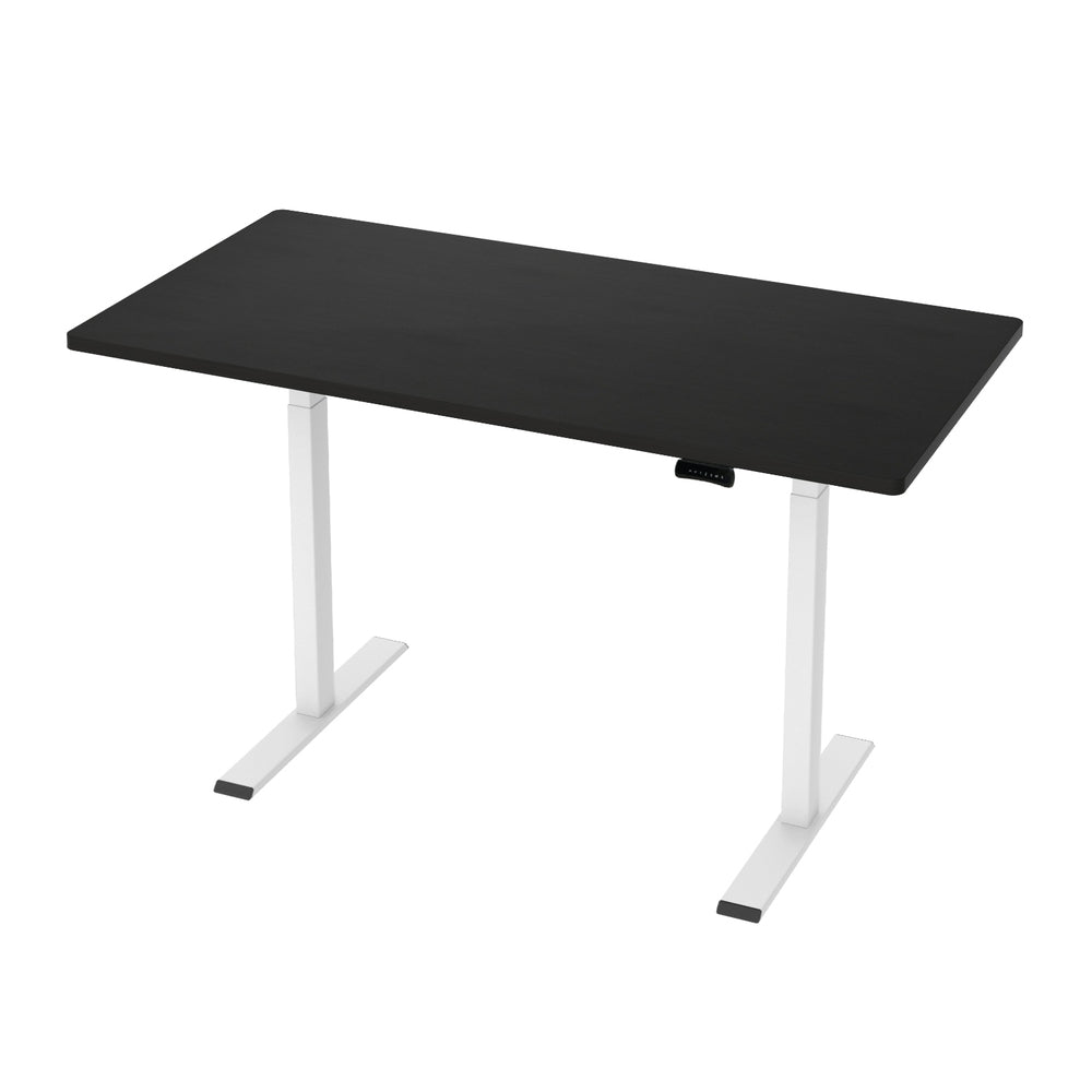 Standing Desk (Dual Motor) White & Black 140cm - Homecoze