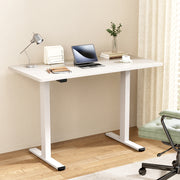 Standing Desk (Dual Motor) White 140cm - Homecoze