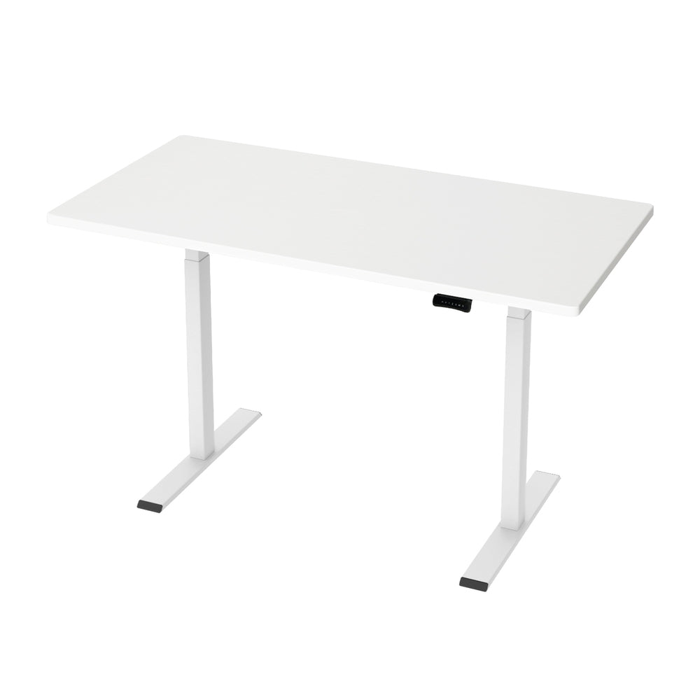 Standing Desk (Dual Motor) White 140cm - Homecoze