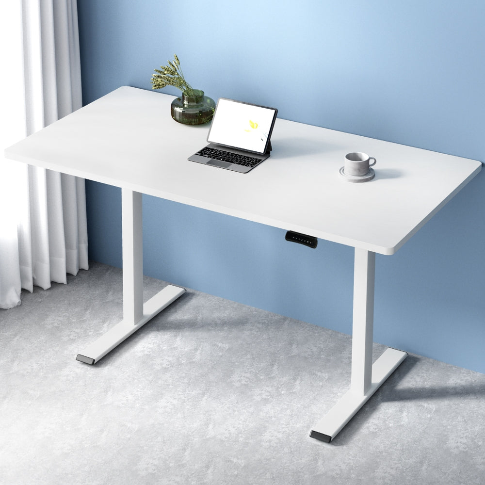 Standing Desk (Dual Motor) White 140cm