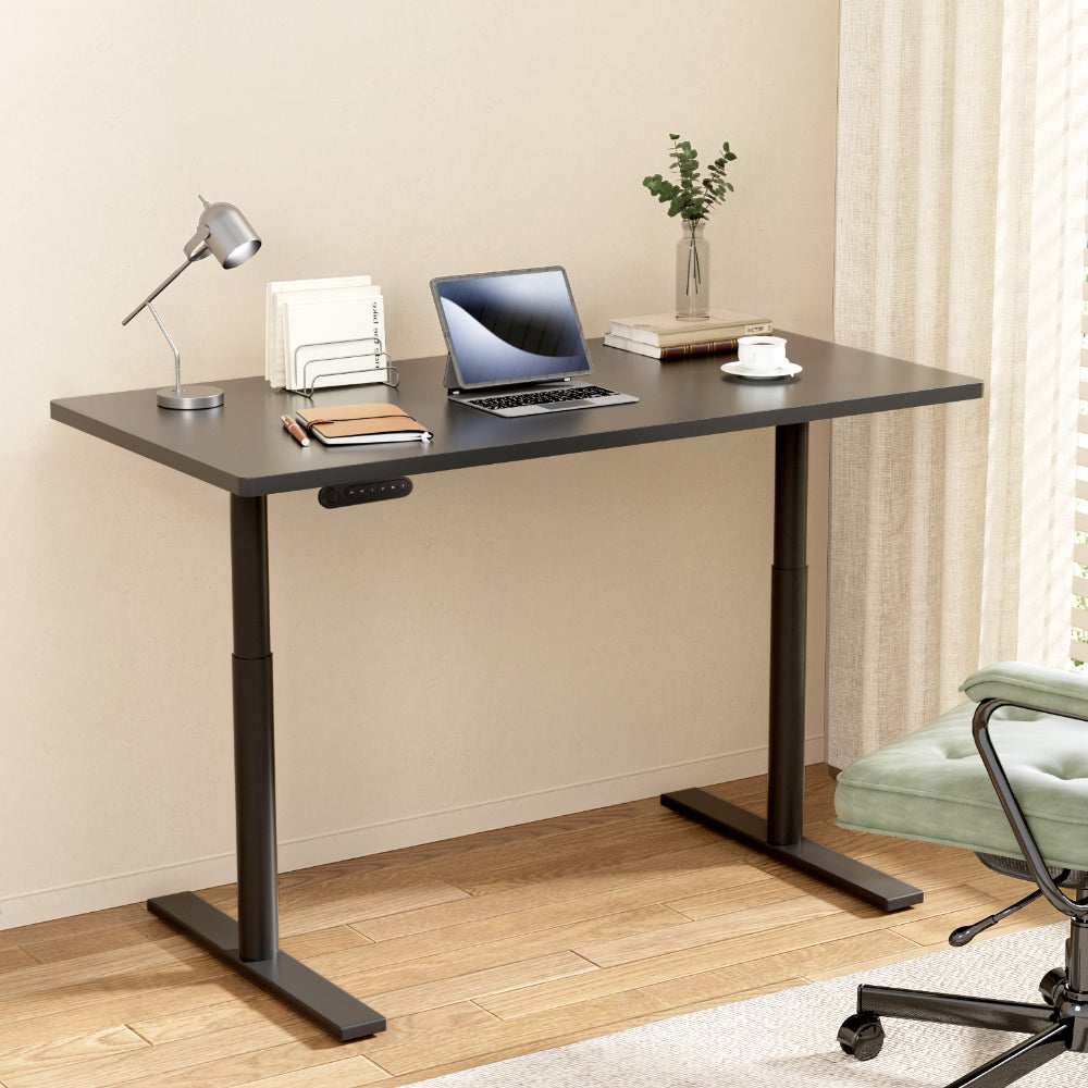 Standing Desk (Dual Motor) Black 120cm - Homecoze