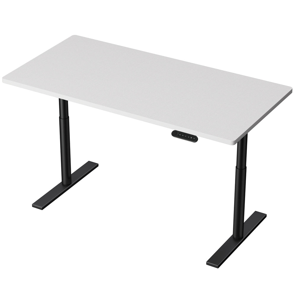 Standing Desk (Dual Motor) Black & White 140cm - Homecoze