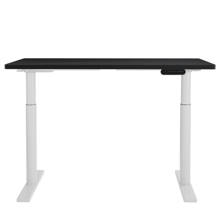 Standing Desk (Dual Motor) White & Black 120cm - Homecoze