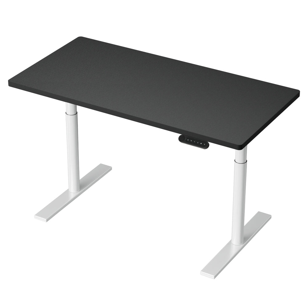Standing Desk (Dual Motor) White & Black 120cm - Homecoze