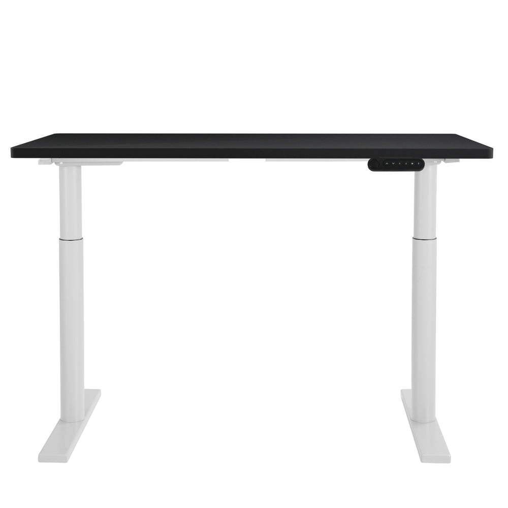 Standing Desk (Dual Motor) White & Black 120cm