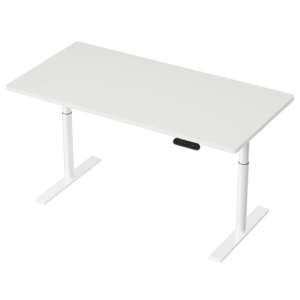 Standing Desk (Dual Motor) White 140cm - Homecoze