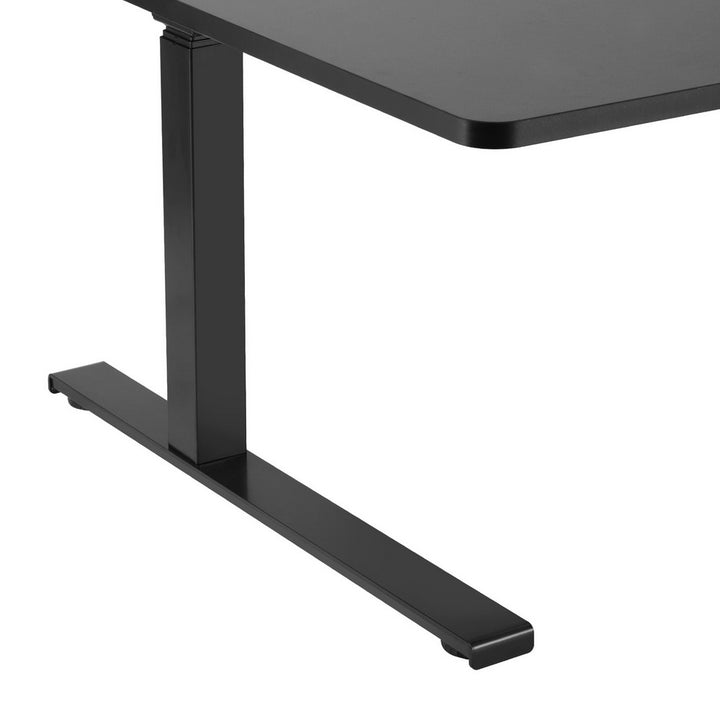 L-shape Standing Desk Black & Black 160cm